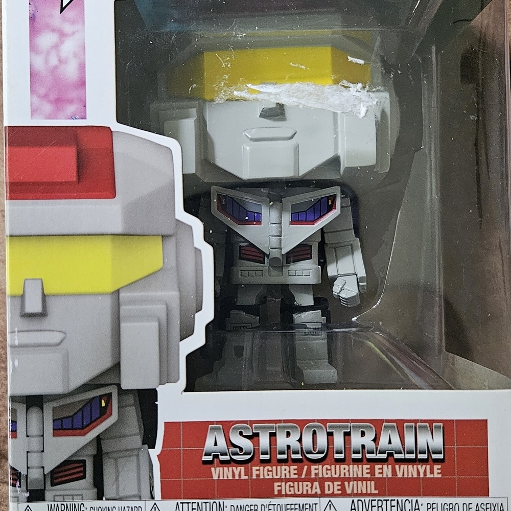 Funko Astrotrain Vinyl Figure - Red, Yellow, Gray